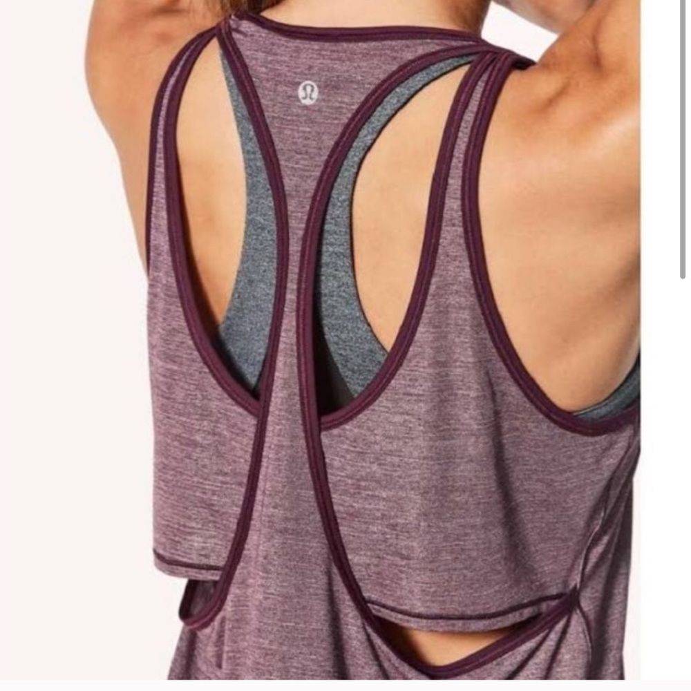 Lulu Heathered Run the Day Tank